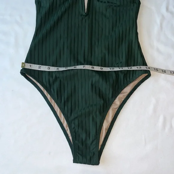 NWOT SHADE & SHORE ONE PIECE SWIMSUIT Sz M - Picture 9 of 12